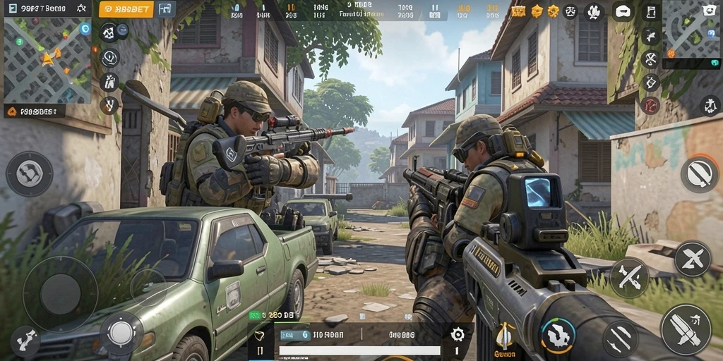 Screenshot gameplay 988BET yang menampilkan aksi seru dalam TPS.