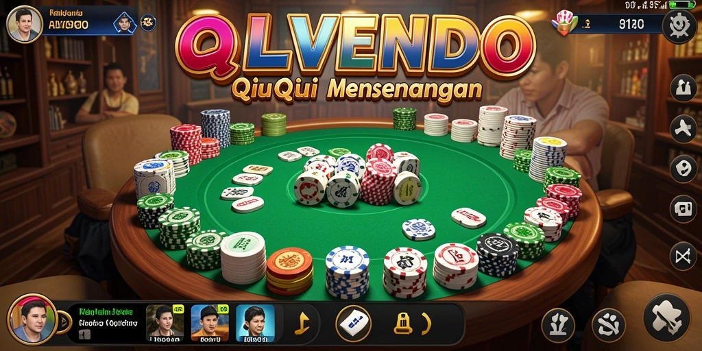 Tampilan gameplay seru dari ALVENDO QiuQiu.