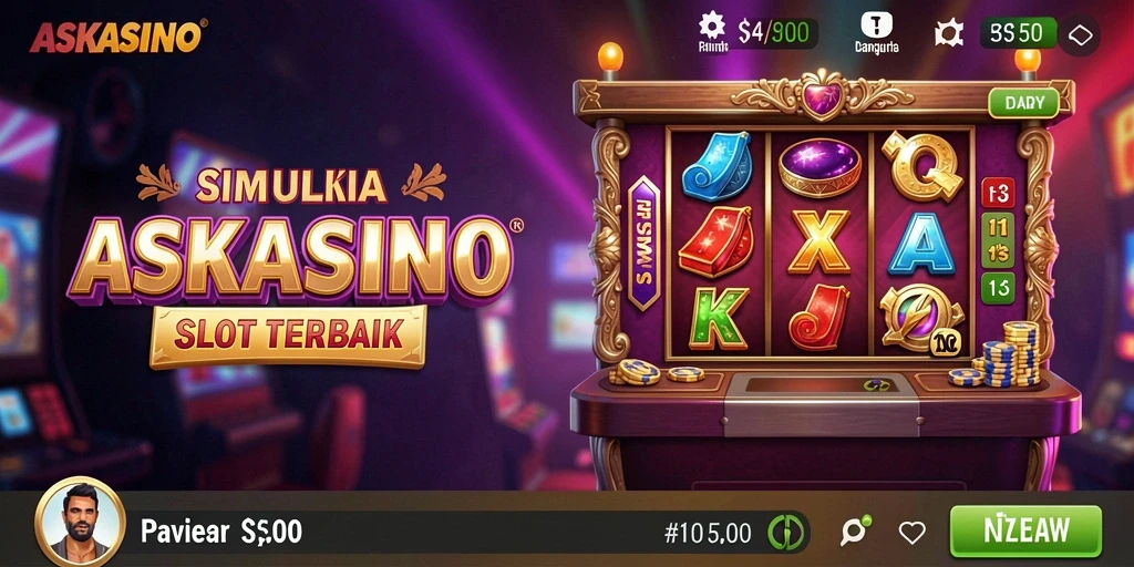 Tampilan menarik dari gameplay <strong>ASKASINO</strong> dengan berbagai mesin slot.