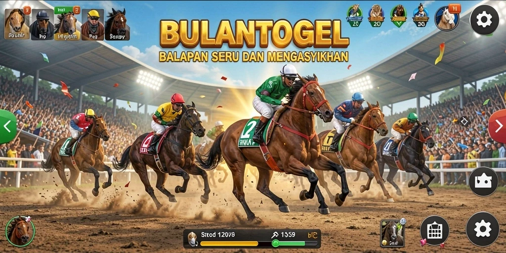 Gameplay Racing yang seru dan menantang di BULANTOGEL.
