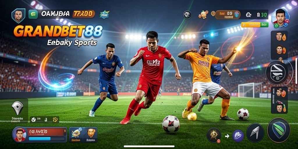 Tampilan permainan GRANDBET88 yang mendebarkan dan interaktif.