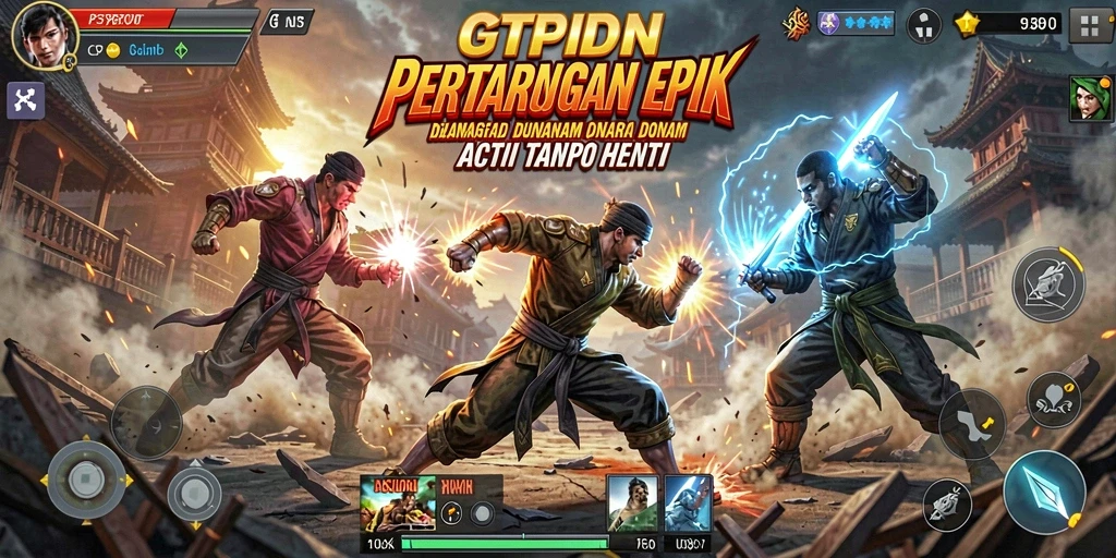 Screenshot dari gameplay GTPIDN yang penuh aksi dan tantangan.
