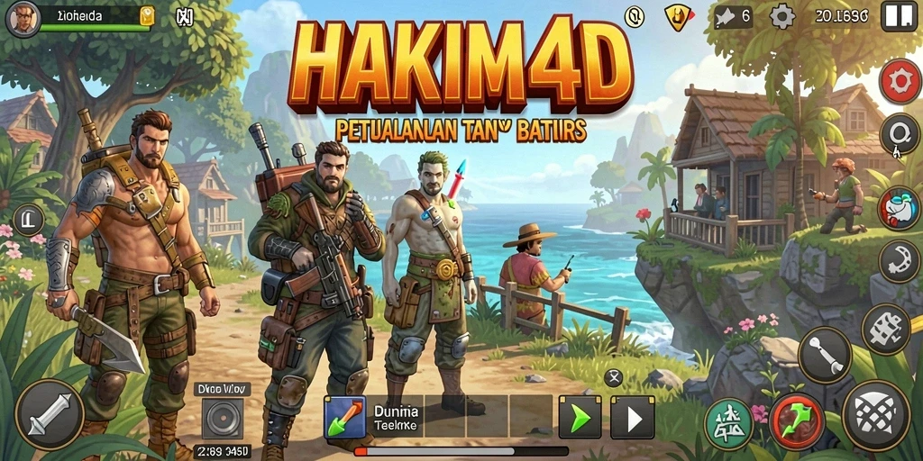 Screenshot utama HAKIM4D menampilkan gameplay Open World yang mendebarkan.
