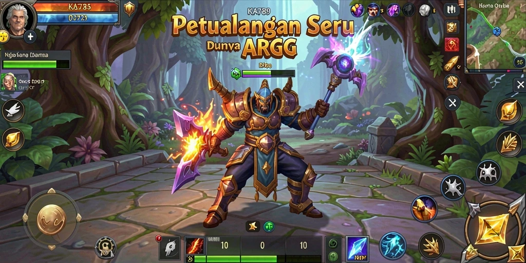 Tampilan gameplay KA789 yang menakjubkan dalam petualangan ARPG.