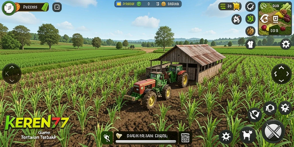 Gameplay KEREN77 yang seru dan interaktif dalam pertanian.