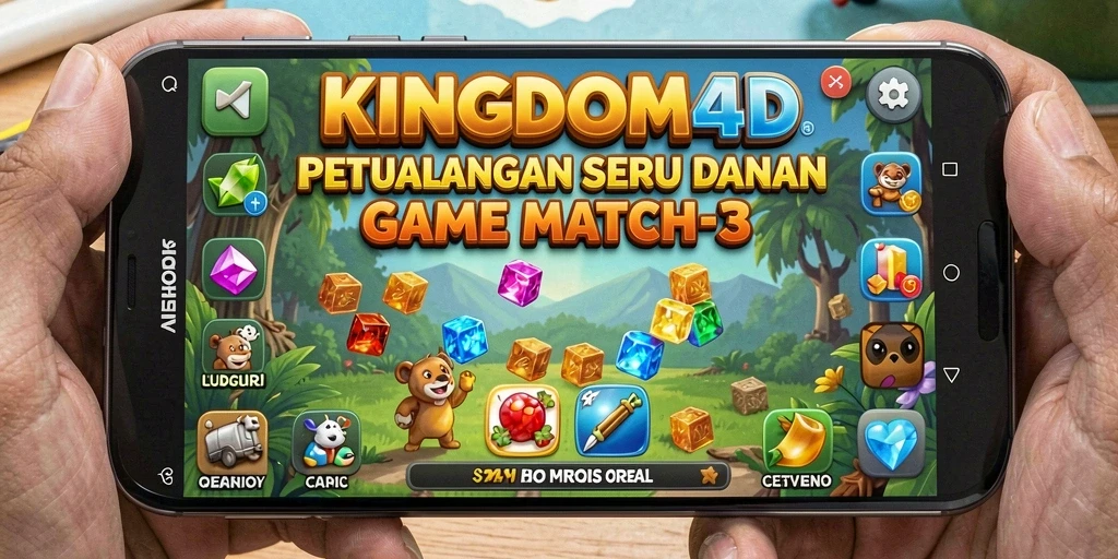 Beragam level menantang dalam gameplay Match-3 yang seru.