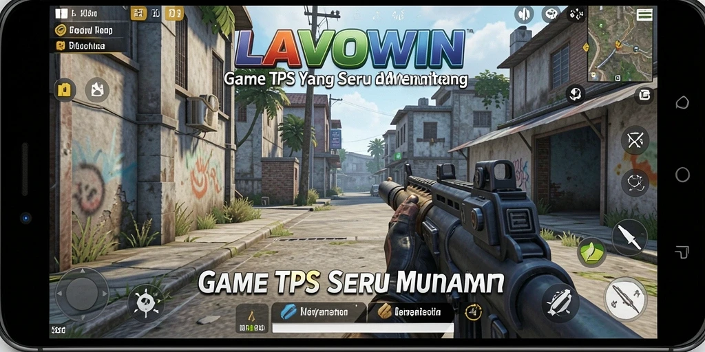 Screenshot gameplay LAVOWIN menampilkan aksi pertarungan yang mendebarkan.