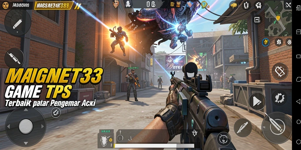 Tampilan gameplay TPS intens di MAGNET33 dengan aksi yang mendebarkan.