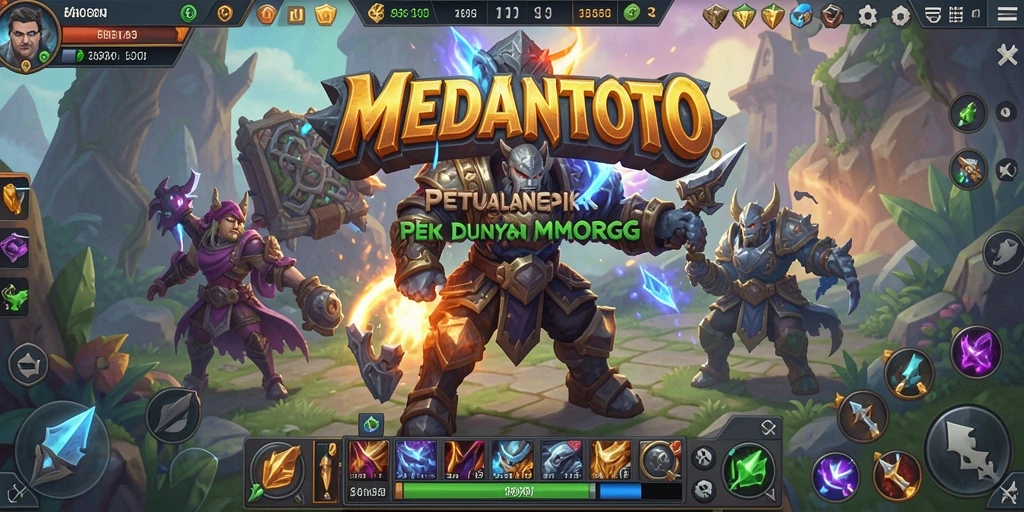 Tampilan gameplay seru dan menantang di MEDANTOTO.