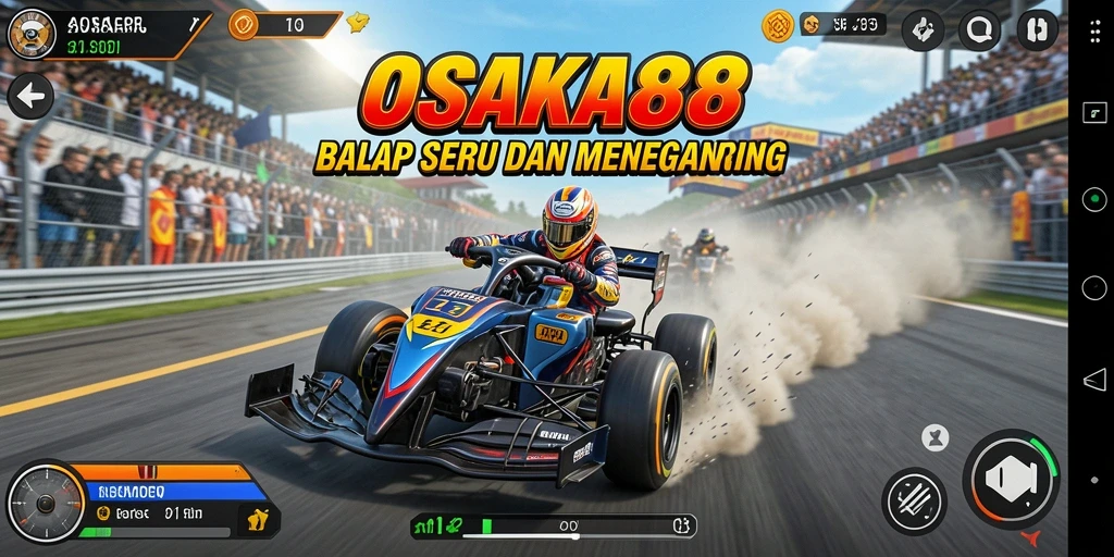 Tampilan gameplay seru dan mendebarkan di OSAKA88.