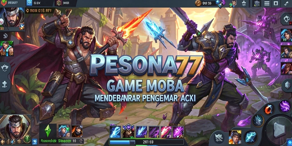 Tangkapan layar gameplay PESONA77 menampilkan aksi pertarungan yang mendebarkan.