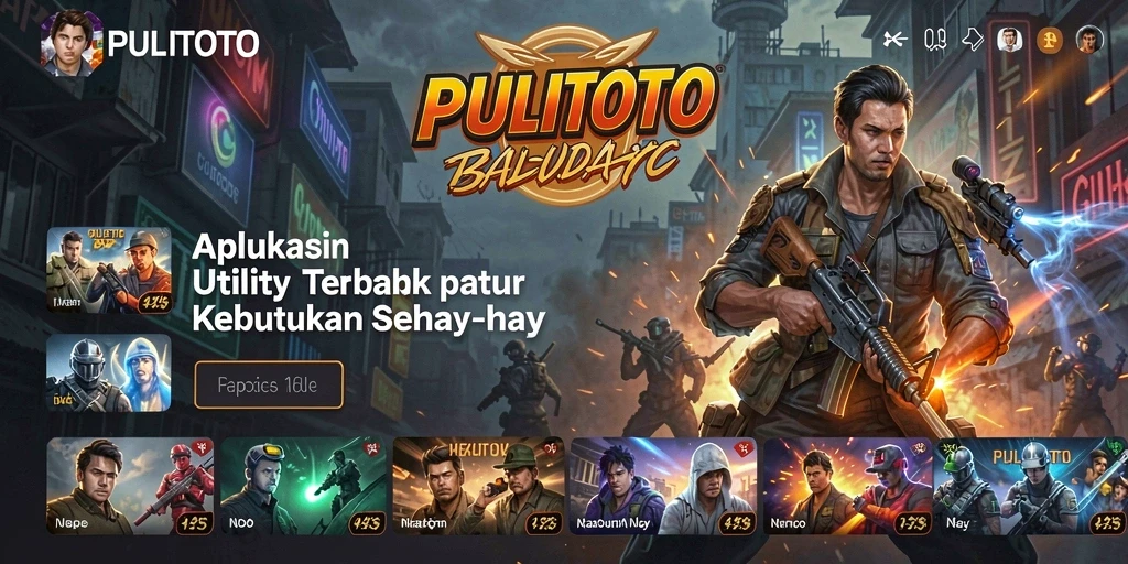 Tampilan aplikasi PULITOTO yang intuitif dan ramah pengguna.