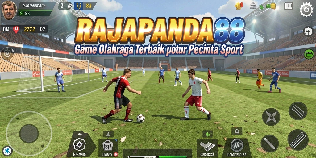 Tampilan gameplay yang seru dan mendebarkan dari RAJAPANDA88.