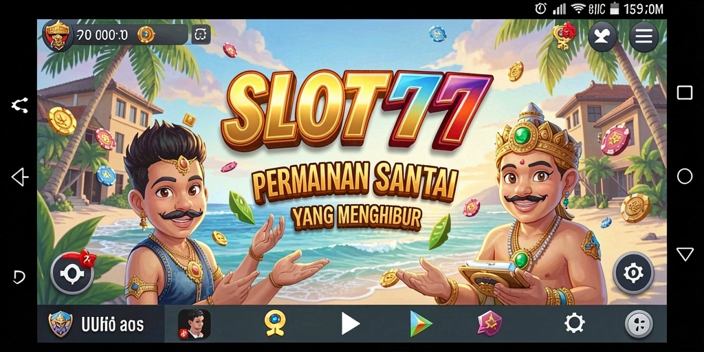Tampilan gameplay SLOT777 yang mengasyikkan dan penuh warna.