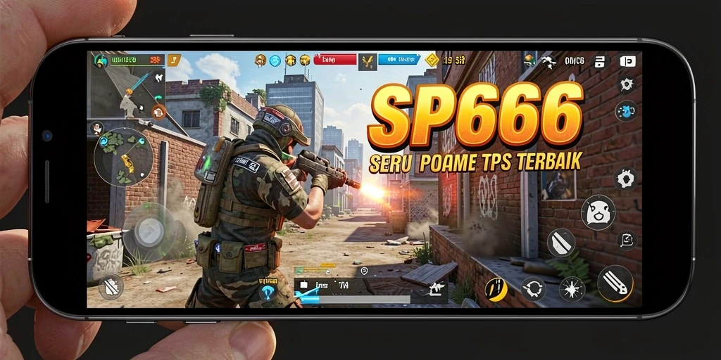 Tangkapan layar gameplay SP666 yang menampilkan pertempuran epik di TPS.