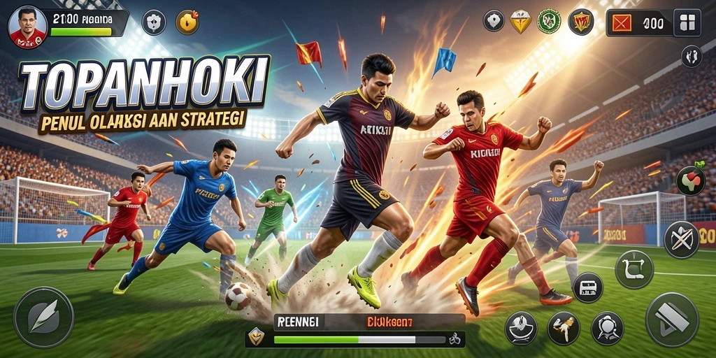Gambaran aksi mendebarkan dalam permainan TOPANHOKI yang penuh strategi.