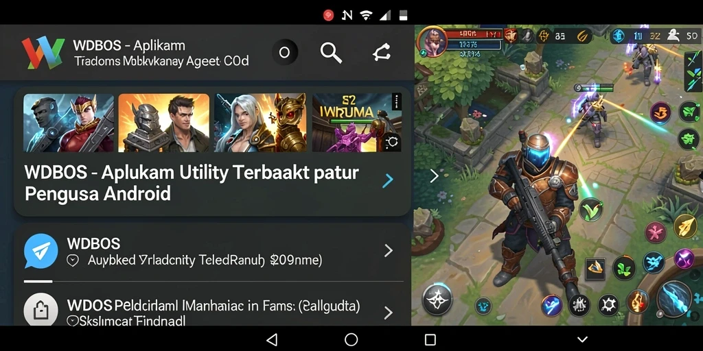 Tampilan antarmuka WDBOS yang simpel dan efisien.